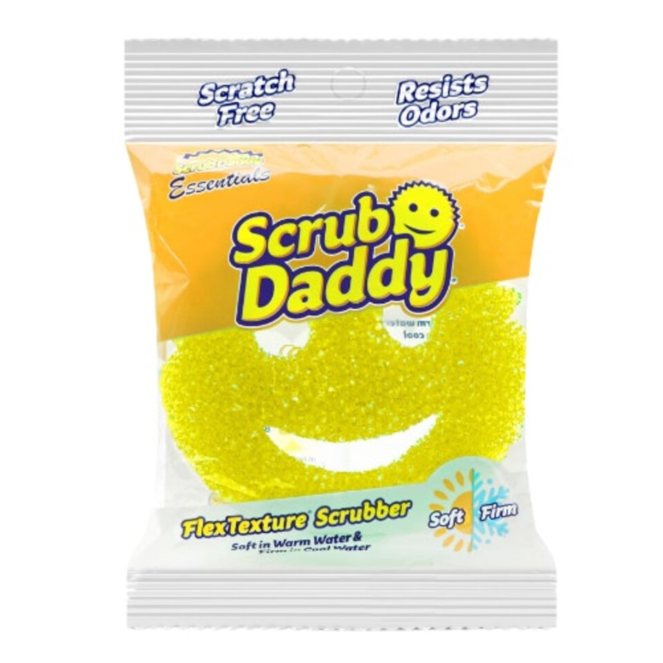 Scrub Daddy Essentials FlexTexture Scrubber | Yellow | 1