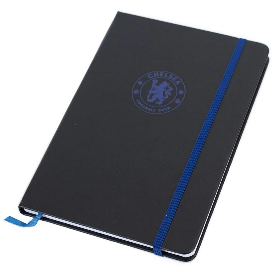 image 1 of Chelsea FC Classic Crest Notebook - Black/Royal Blue - One Size