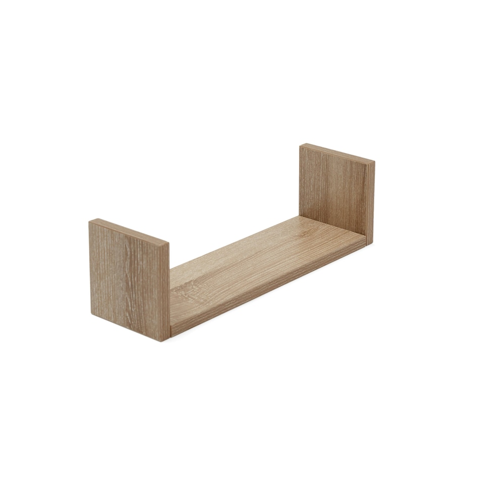 image 1 of Tutti Bambini Set of Three U-Shaped Wall Shelves - Oak