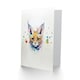 image 2 of Watercolour Pet Portrait Serval Cat Lover Blank Just to Say Card
