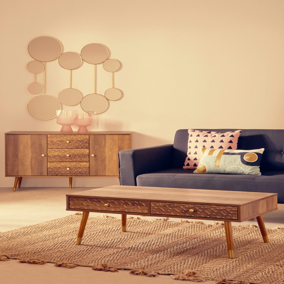 image 1 of Interiors by Premier Abstract Rectangular Cushion Multi