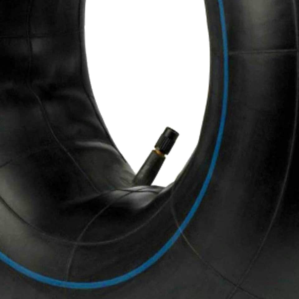 image 1 of SPARES2GO Tyre 3.50-8 Wheelbarrow Scooter Trolley Trailer Cart Pneumatic Innertubes x 2