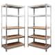 image 1 of Set of 2 Garage Shelving 90cm Wide & 180cm High Heavy Duty 5 Tier Multipurpose Metal Racking Unit  / Warehouse Shelving Storage