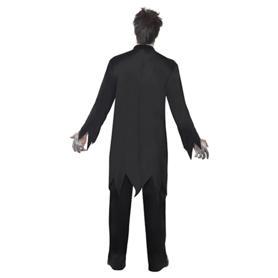 image 1 of Zombie Priest Fancy Dress Costume Adult Mens Medium