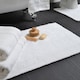 image 3 of Heavyweight Reversible Bath Mat Rug 53 x 85cm - White