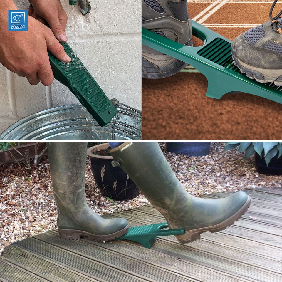 image 1 of Welly Boot Remover Boot Jack with Scraper Durable Puller for Muddy Boots