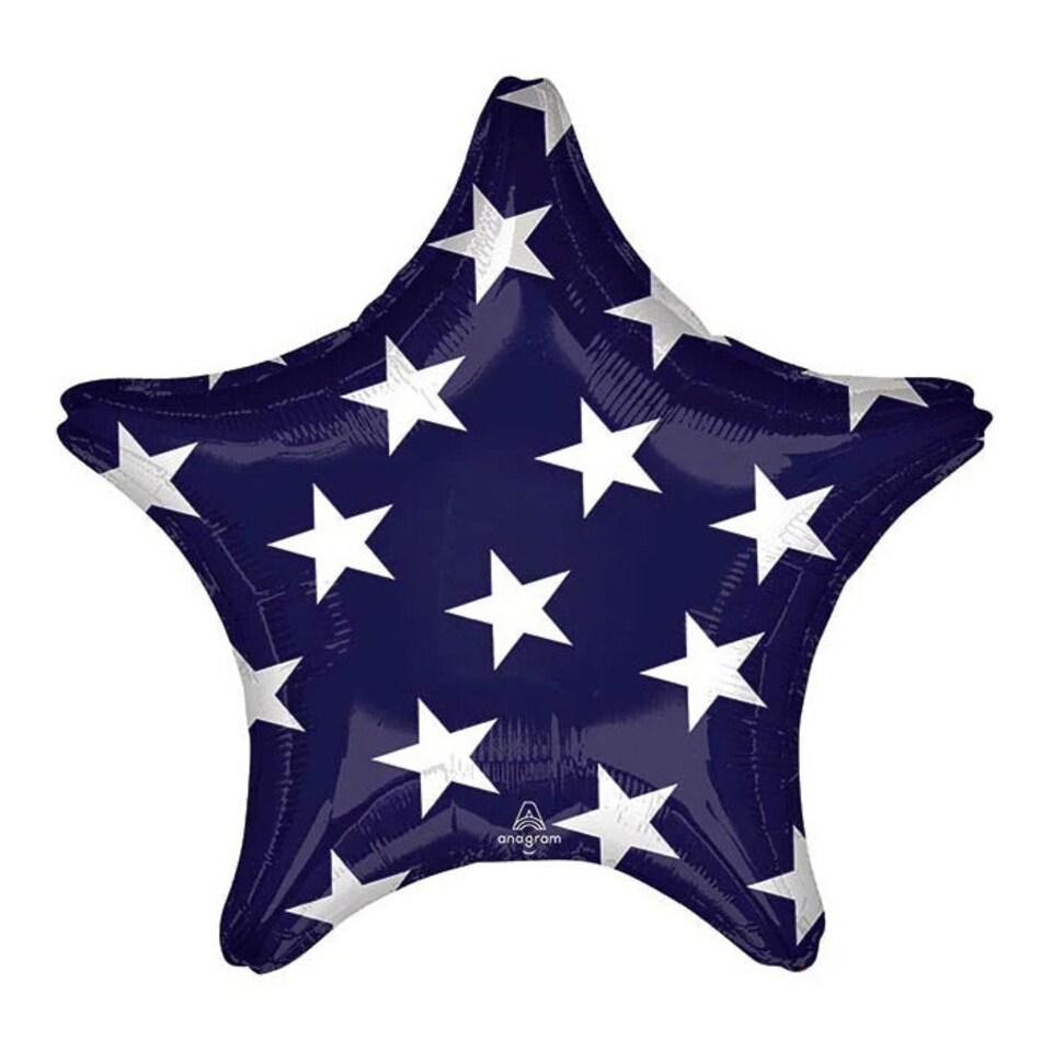 Amscan Star Foil Balloon - Navy - One Size