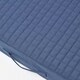 image 5 of Homescapes Navy Quilted Cotton 2 Seater Orthopaedic Booster Cushion Cover | Blue | Navy | 100 x 50 x 10 cm