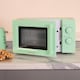 image 4 of Hamilton Beach Miami Manual 800W Microwave - Mojito Mint