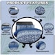image 3 of VELVETIO Haslam Complete Duvet Cover Set with Fitted Sheet Luxury Bedding Quilt