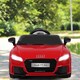 image 3 of COSTWAY 12V Children's car Licensed Audi TTRS Red