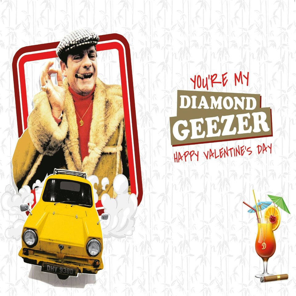 image 1 of Only Fools and Horses 'Cushty Husband' Valentine's Day Card