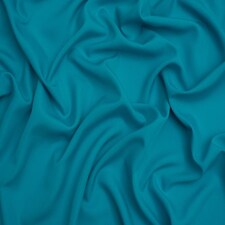 Minerva Core Range Turquoise Soft Touch Crepe Fabric for Dressmaking, 110cm / 43" Wide - per metre