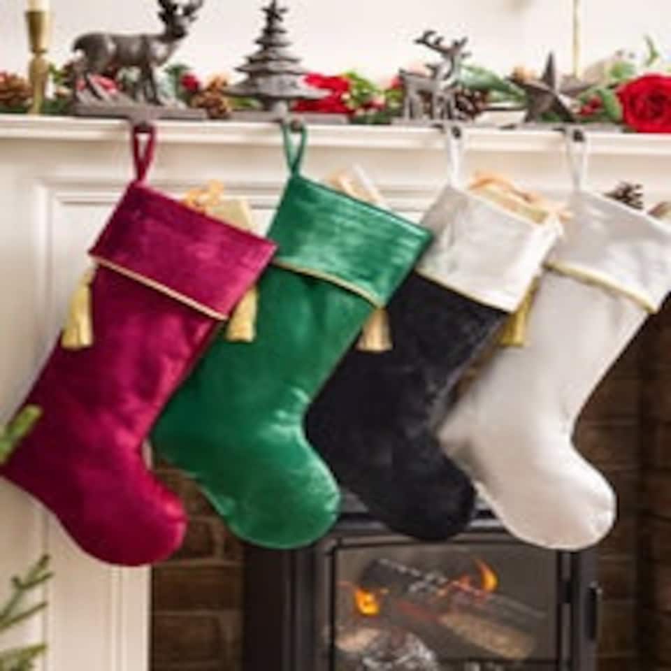 image 1 of Kensington Velvet Stocking