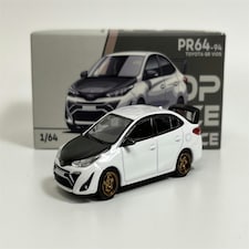 Toyota GR Vios White 1:64 Scale Pop Race PR640094