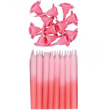 Amscan Two Tone Candles - Pink - One Size