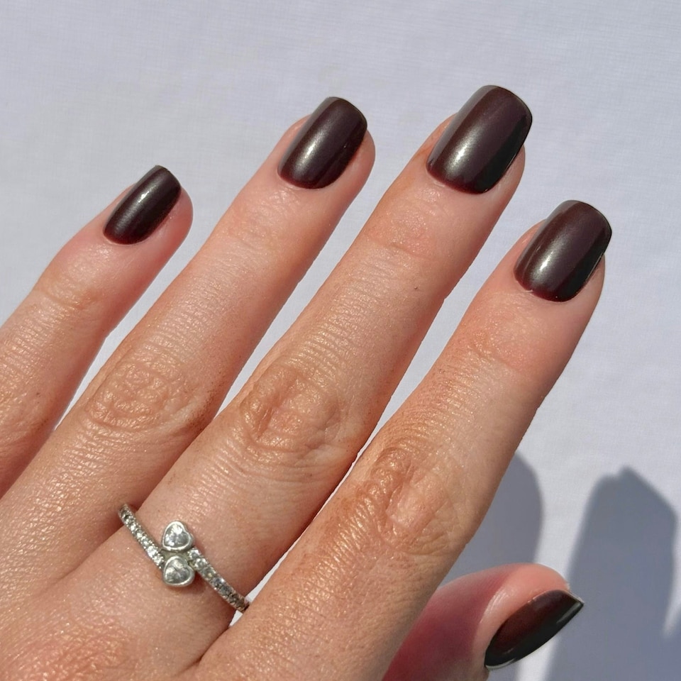 image 1 of House Of Amor - False Nails - Cherry Cola - Press On Nails - Clear