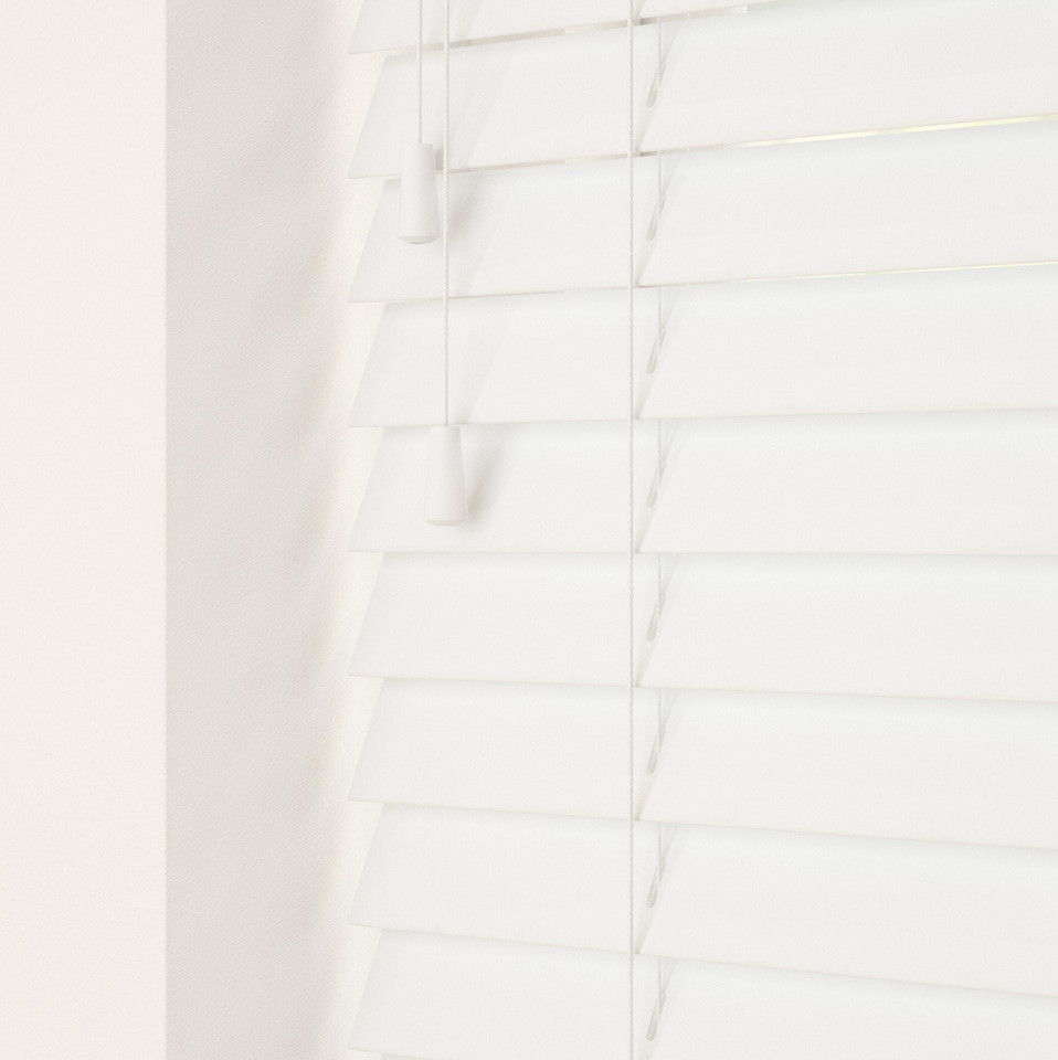 image 1 of Faux Wood, String [White, 150cm x 120cm]