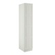 image 1 of Shaker White Single Wardrobe with Single Rail White