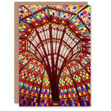 Carol Highsmith Art Card State Capitol Building Stained Glass Ceiling