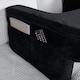 image 8 of OHS Soft Comfy Armrest Reading Laptop Gaming Bed Desk Lap Pillow With Storage Pockets | Black | 65 x 56 x 34cm