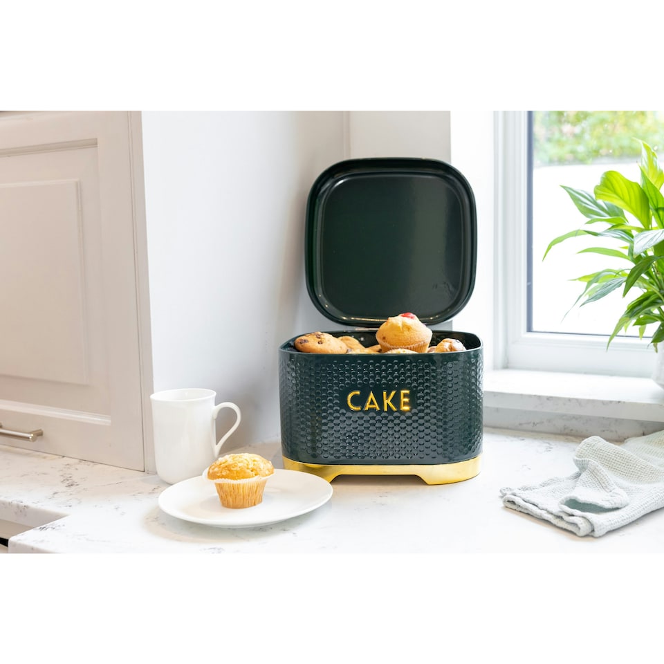 image 1 of Lovello Textured Cake Tin Green 26cm