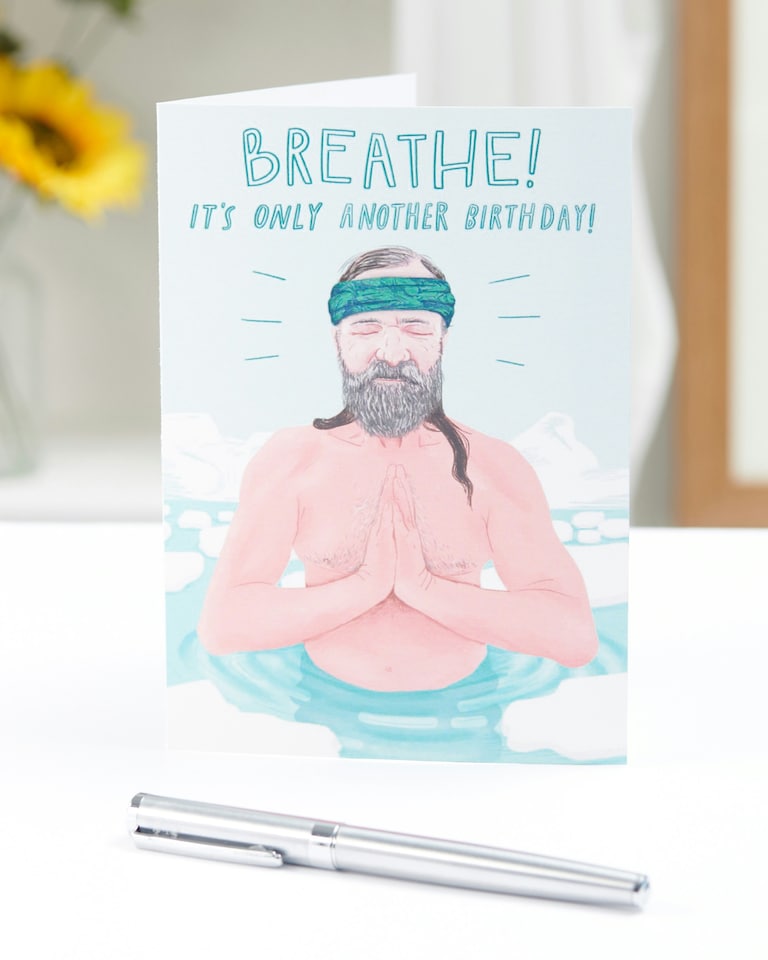 image 1 of Humour Birthday Card - Wim Hof