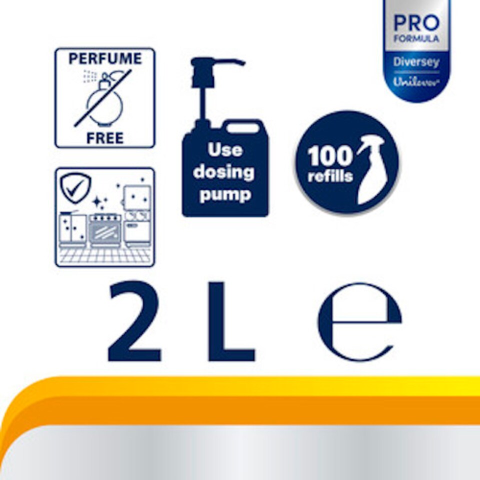 image 1 of 2x Cif Professional Conc Degreaser 2 Litres Pack of 2 9303908                        