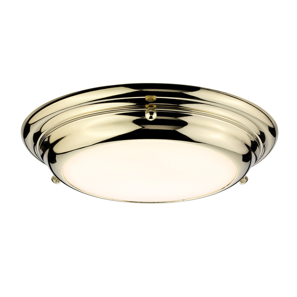 image 1 of Welland 1 Light Mini LED Flush Light - Polished Brass