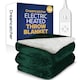 image 1 of Dreamcatcher Green Soft Microfleece & Sherpa Electric Blanket Heated Throw 160x120cm | Green | Green | One Size | 1