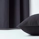 image 5 of Homescapes Cotton Plain Black Rectangular Cushion Cover - 30 x 50 cm | Black | Black | 30 x 50 cm