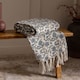 image 1 of Paoletti Delphine Printed 100% Cotton Throw