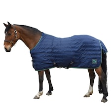 Whitaker Pippa Standard-Neck 100g Horse Stable Rug - Navy/Green - 5´ 9"