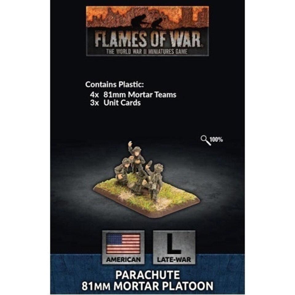 Flames of War: Parachute Mortar Platoon (Plastic)