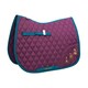 image 1 of Thelwell Collection Pony Friends Horse Saddlepad - Imperial Purple/Pacific Blue - Pony/Cob