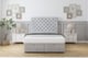 image 1 of Sloomy Mayfair Silver Naples Ottoman Bed With Mattress With 54" Floor Standing Headboard 4' Small Double