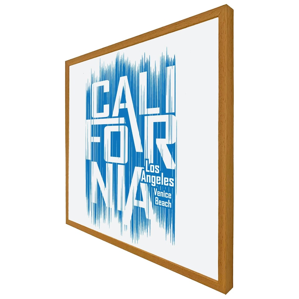 image 1 of California venice beach (Picutre Frame) Brown | XL