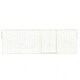 image 1 of Safetots Premium Extra Tall Room Divider, up to 298cm Wide, White, 105cm Tall, Multi Panel Flexible Room Barrier, Room Divider with Door for Baby White