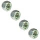 image 1 of Pack of 4 M12 x 1.5 Wheel Nuts Nut For Trailer Suspension Hubs Trailers