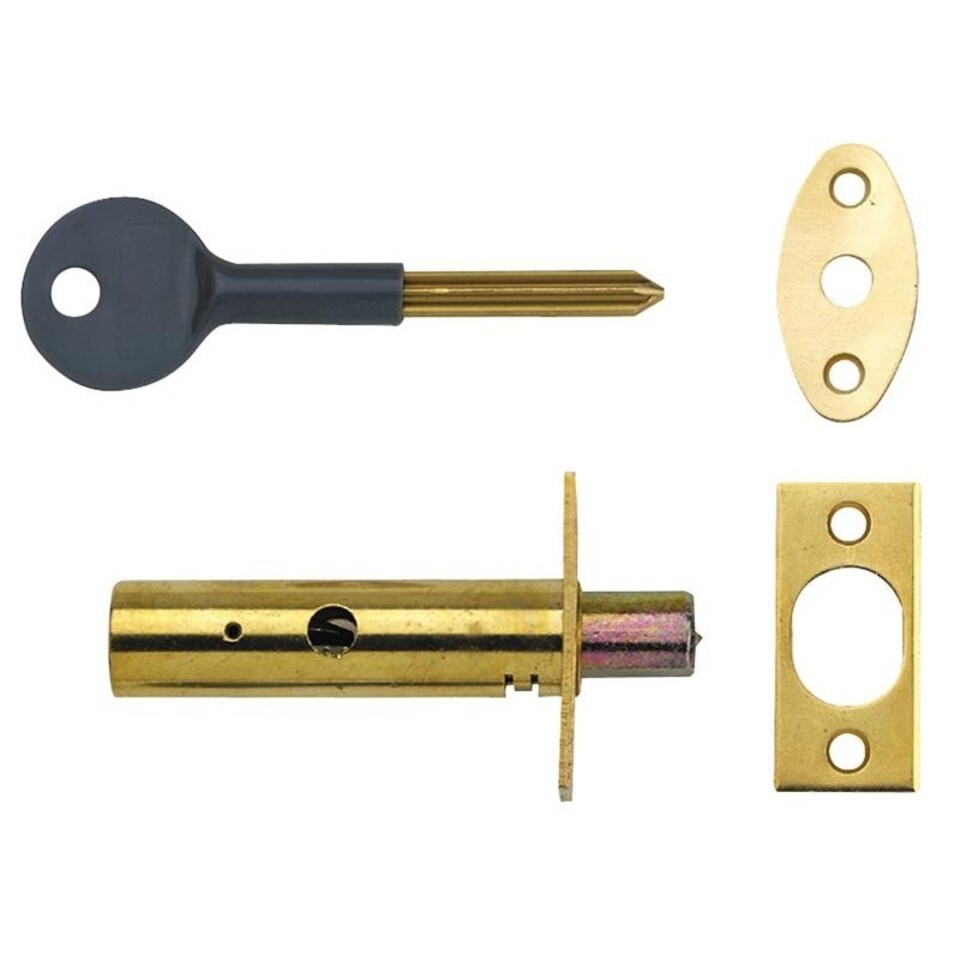 Yale Locks Pm444 Door Security Bolt - Multi Colour - Brass Finish Visi of 2 Multi