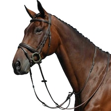 Collegiate Syntovia+ Plain Flat Running Martingale - Brown - Cob