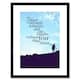image 1 of Quote She Dressed Strength Dignity 9x7" Black Framed Wall Art Print