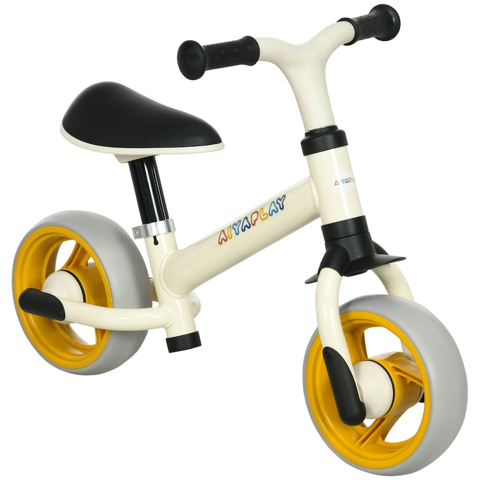 image 1 of AIYAPLAY Lightweight Baby Balance Bike w/ Adjustable Seat, EVA Wheels - Orange