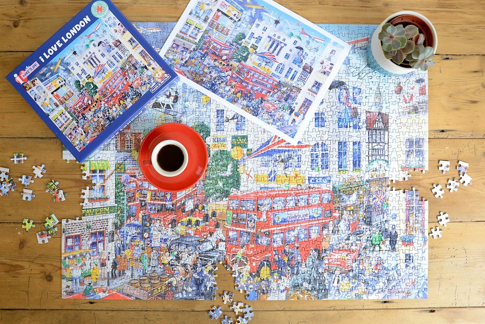 image 1 of Mike Jupp I Love London 1000 Piece Jigsaw Puzzle
