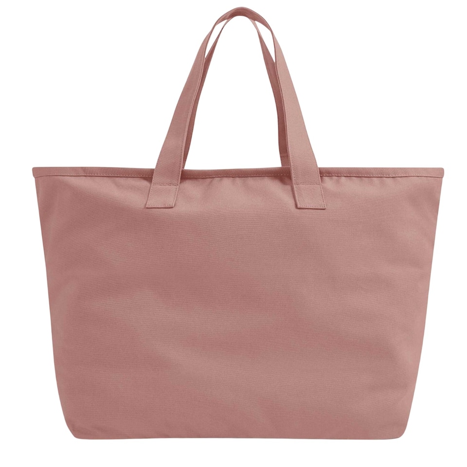 image 1 of Westford Mill Cotton Heavy Duty Tote Bag | Pink | Rose | One Size | 1