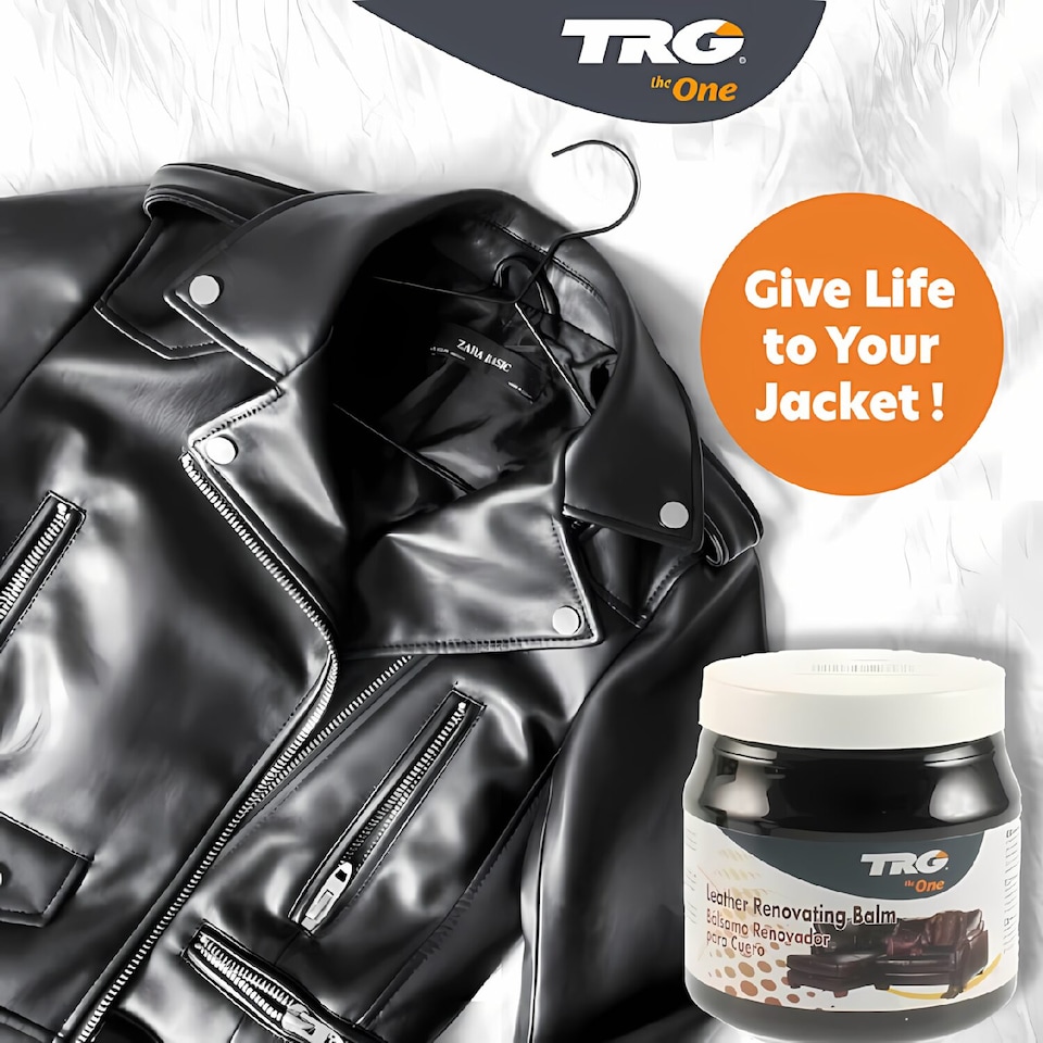 image 1 of TRG Leather Renovating Balm for Colour Restoration of Smooth Leather 300ml | Blue | Navy Blue