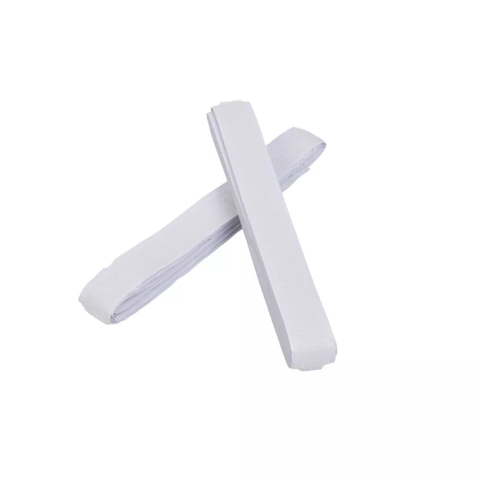 image 1 of 44pc Adhesive Hook & Loop Fastener Round Tape for Arts & Crafts | White | 1