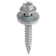 image 1 of Timco - Slash Point Screws - Hex - For Timber - Exterior - Silver - With EPDM Washer (Size 6.3 x 32 - 120 Pieces)