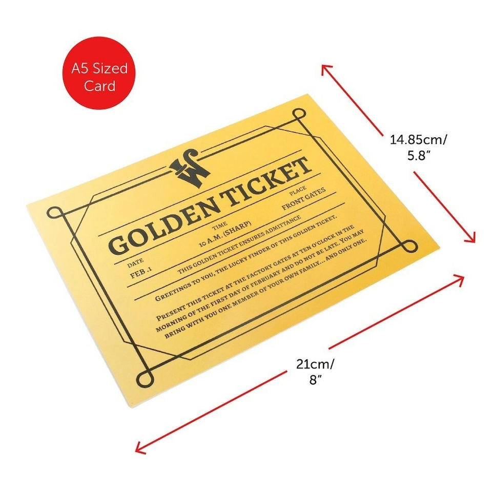 image 1 of Greedy Golden Ticket Winner Costume, Facepaint & Wig | Red | L