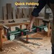 image 6 of HOMCOM Universal Mitre Saw Stand with Adjustable Rollers and Support Arms